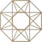 Ekena Millwork Guardian Wood Fretwork Pierced Ceiling Medallion, Birch, 26"OD x 10 1/8"ID x 1/4"T CMWP26X26X0250GDBI - alternate 5